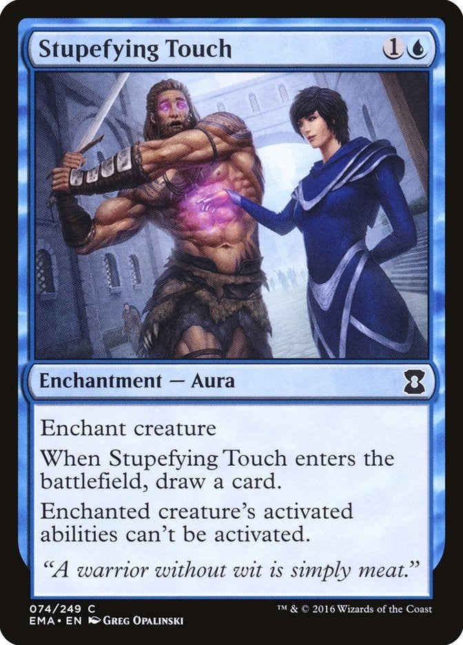 Image for Stupefying Touch (74) [Eternal Masters] - Magic: The Gathering