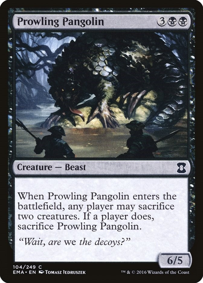 Image for Prowling Pangolin (104) [Eternal Masters] - Magic: The Gathering