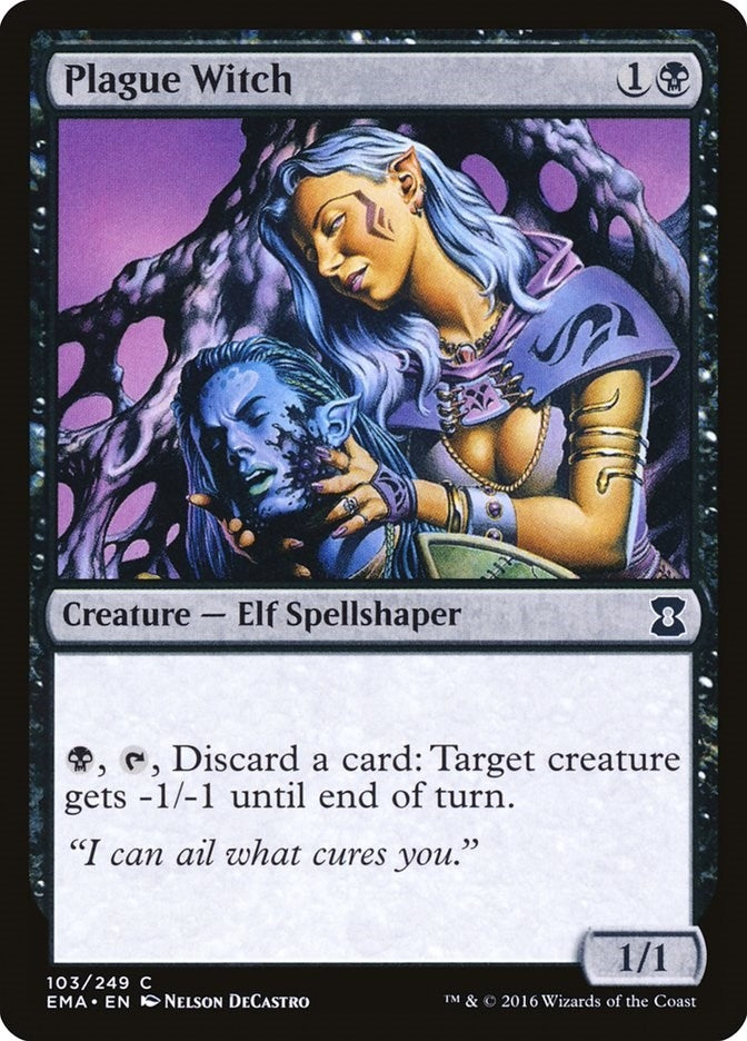 Image for Plague Witch (103) [Eternal Masters] - Magic: The Gathering