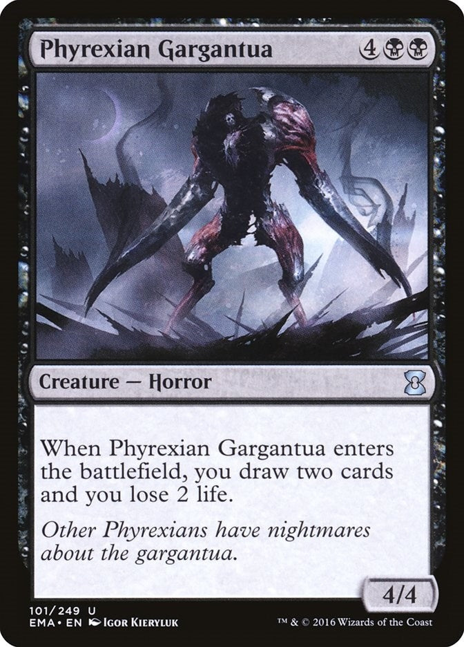 Image for Phyrexian Gargantua (101) [Eternal Masters] - Magic: The Gathering
