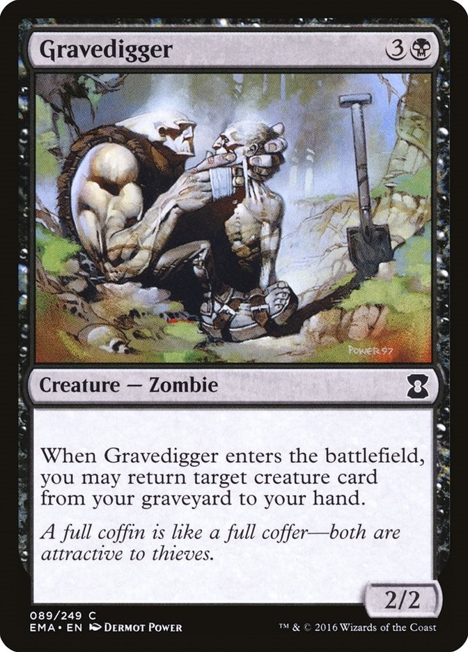 Image for Gravedigger (89) [Eternal Masters] - Magic: The Gathering
