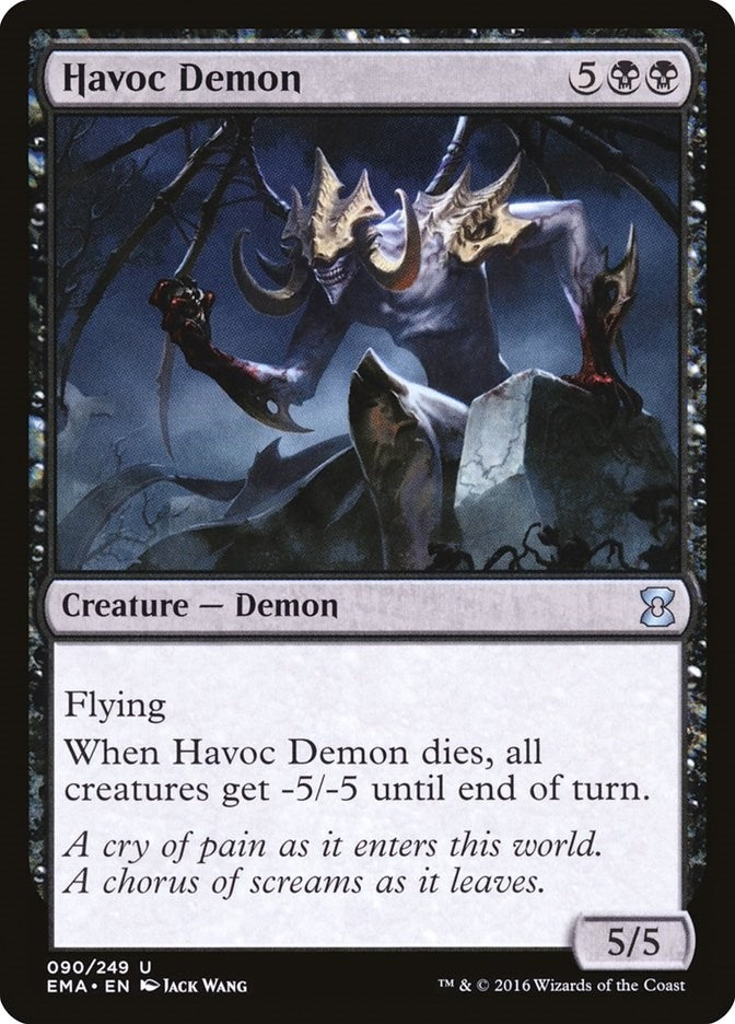 Image for Havoc Demon (90) [Eternal Masters] - Magic: The Gathering