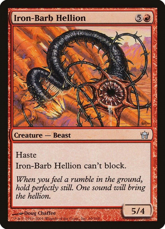 Image for Iron-Barb Hellion (69) [Fifth Dawn] - Magic: The Gathering