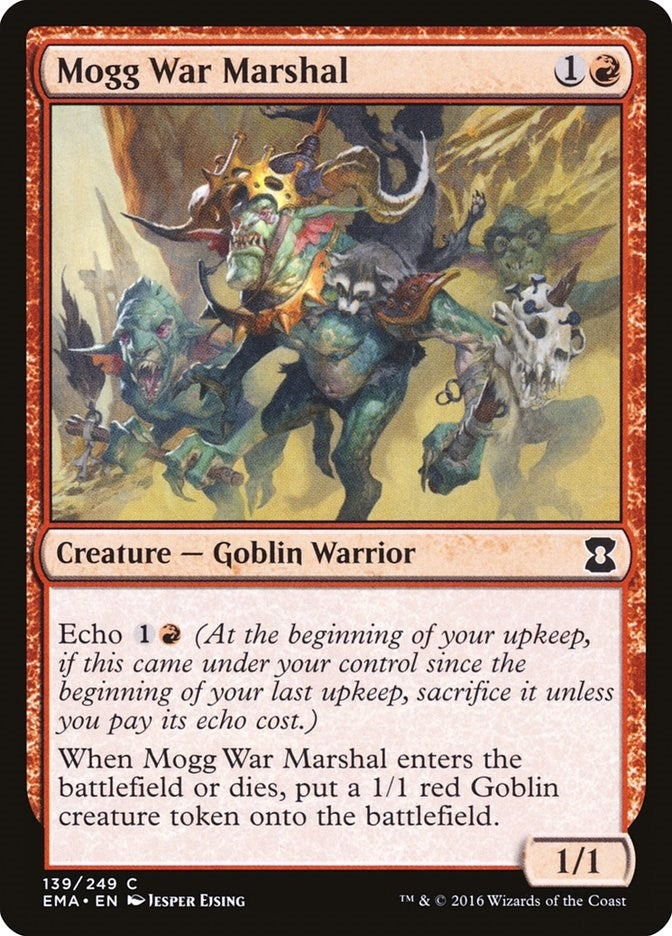 Image for Mogg War Marshal (139) [Eternal Masters] - Magic: The Gathering
