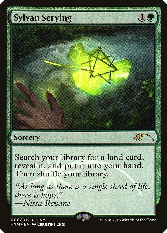 Image for Sylvan Scrying (6) [FNM Promos] - Magic: The Gathering