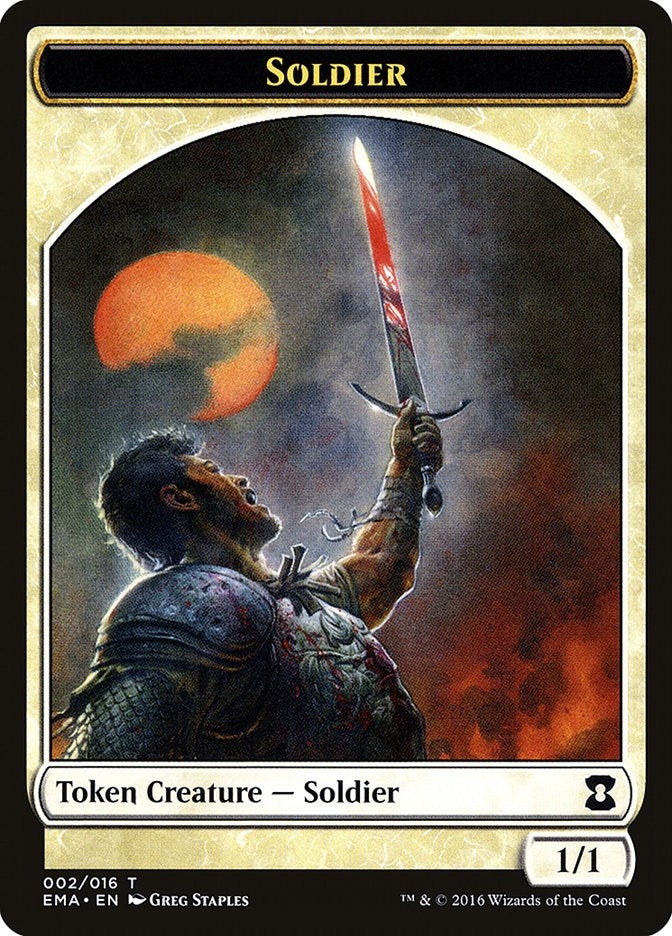 Image for Soldier Token (2) [Eternal Masters] - Magic: The Gathering