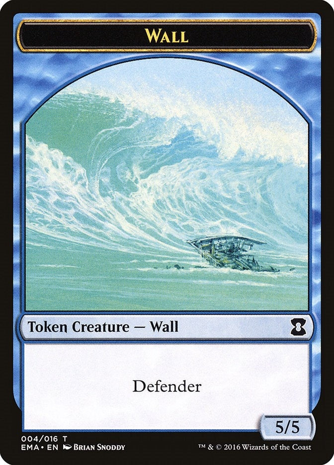 Image for Wall Token (4) [Eternal Masters] - Magic: The Gathering