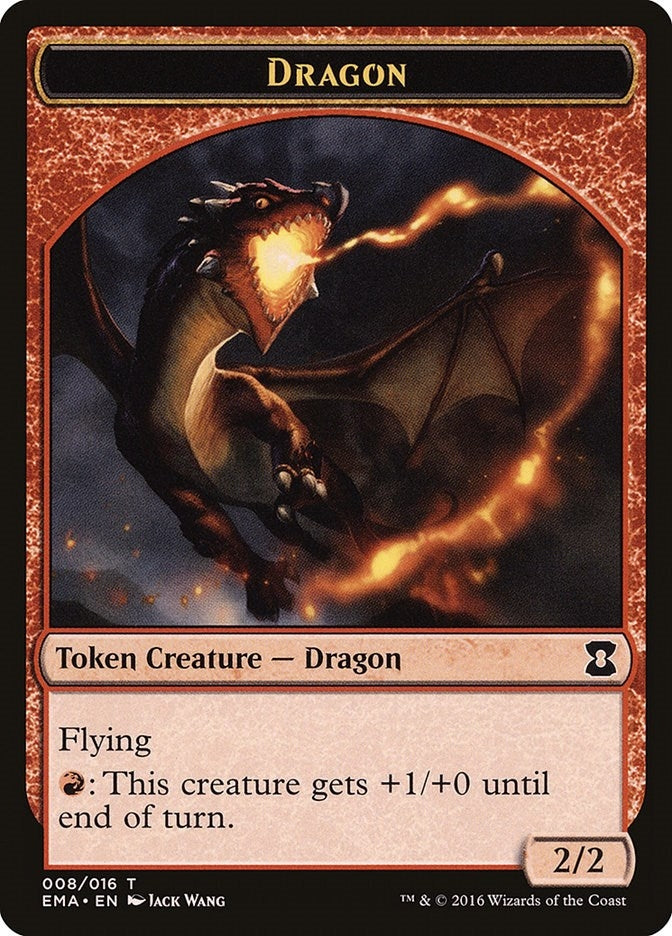 Image for Dragon Token (8) [Eternal Masters] - Magic: The Gathering