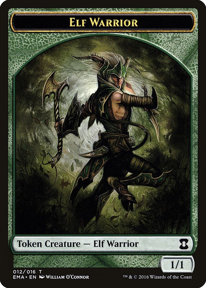 Image for Elf Warrior Token (12) [Eternal Masters] - Magic: The Gathering