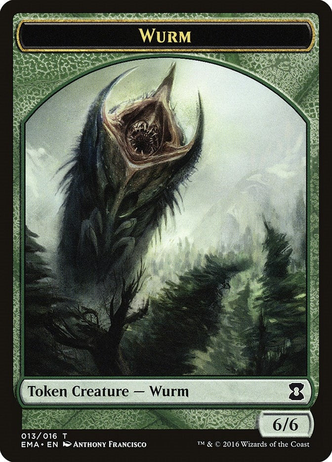 Image for Wurm Token (13) [Eternal Masters] - Magic: The Gathering