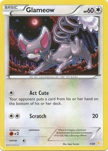 Image for Glameow (1) (1/30) [XY Trainer Kit: Pikachu Libre & Suicune] - Pokemon