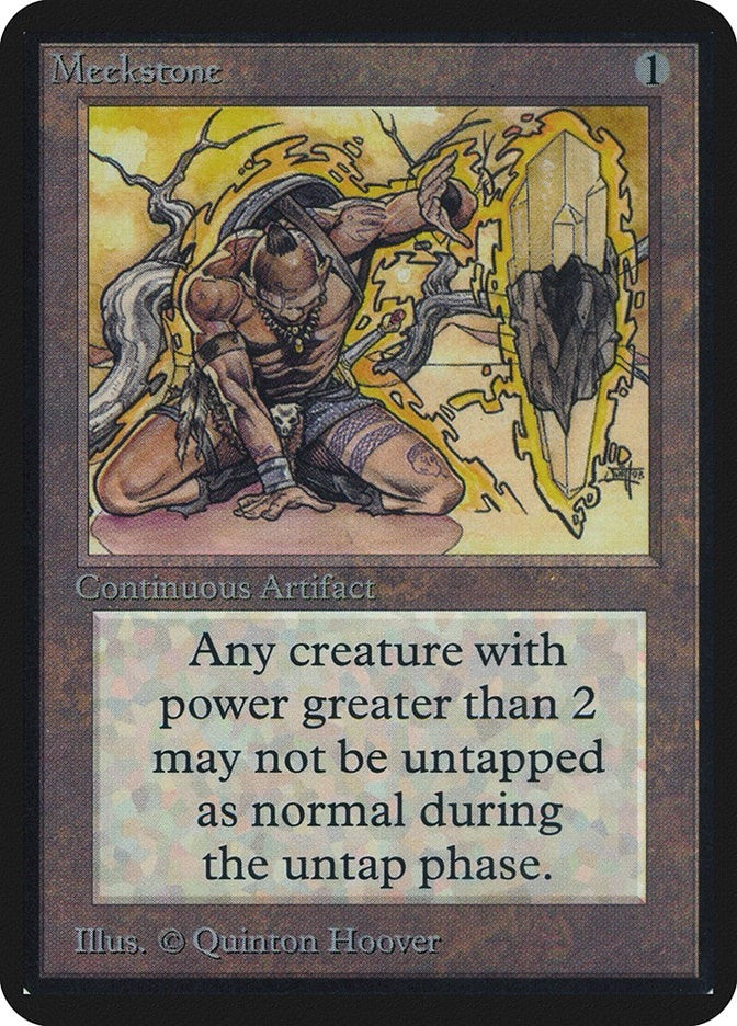 Image for Meekstone [Alpha Edition] - Magic: The Gathering