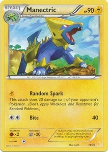 Image for Manectric (22) (22/30) [XY Trainer Kit: Pikachu Libre & Suicune] - Pokemon