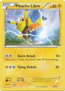 Image for Pikachu Libre (14 - Non-Holo) (14/30) [XY Trainer Kit: Pikachu Libre & Suicune] - Pokemon