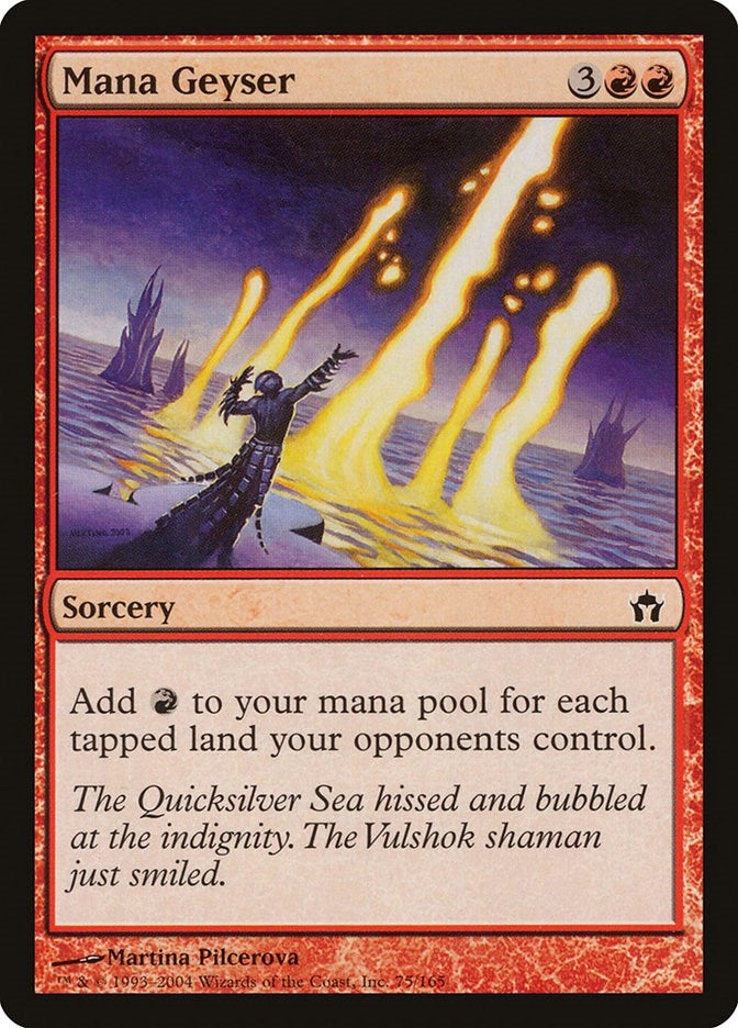 Image for Mana Geyser (75) [Fifth Dawn] - Magic: The Gathering