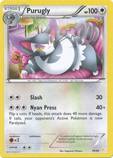Image for Purugly (19) (19/30) [XY Trainer Kit: Pikachu Libre & Suicune] - Pokemon