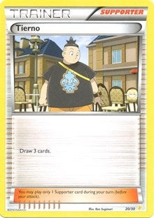 Image for Tierno (20 - Pikachu Libre Deck) (20/30) [XY Trainer Kit: Pikachu Libre & Suicune] - Pokemon