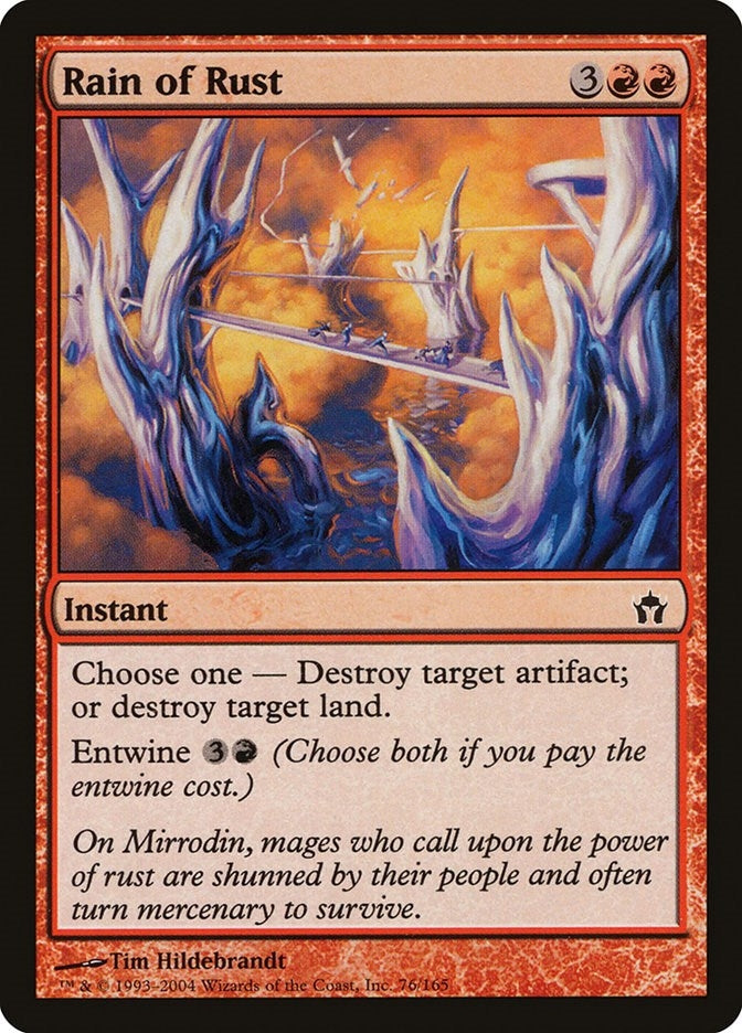 Image for Rain of Rust (76) [Fifth Dawn] - Magic: The Gathering