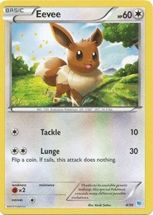Image for Eevee (4/30) [XY Trainer Kit: Pikachu Libre & Suicune] - Pokemon
