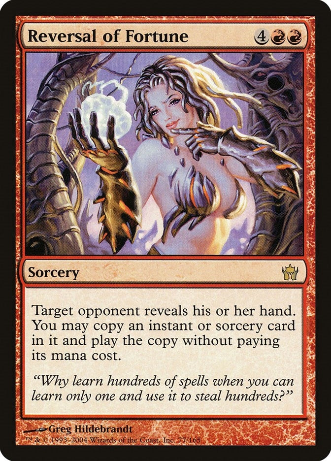Image for Reversal of Fortune (77) [Fifth Dawn] - Magic: The Gathering