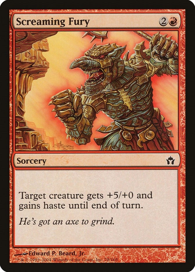 Image for Screaming Fury (78) [Fifth Dawn] - Magic: The Gathering