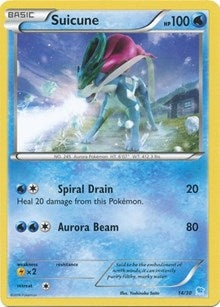 Image for Suicune (14 - Non-Holo) (14/30) [XY Trainer Kit: Pikachu Libre & Suicune] - Pokemon