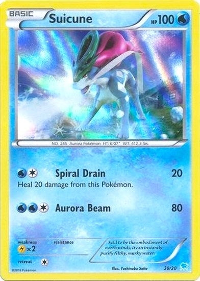 Image for Suicune (30 - Holo) (30/30) [XY Trainer Kit: Pikachu Libre & Suicune] - Pokemon