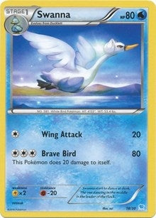 Image for Swanna (18) (18/30) [XY Trainer Kit: Pikachu Libre & Suicune] - Pokemon