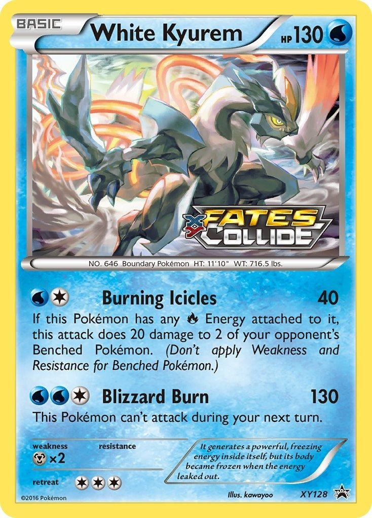 Image for White Kyurem (Prerelease) (XY128) [XY Promos] - Pokemon