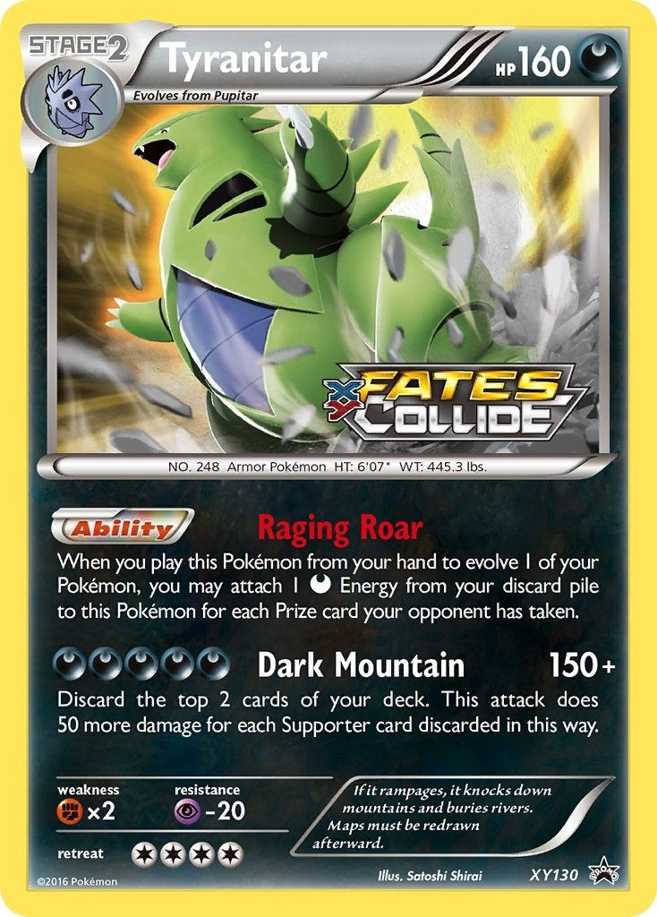 Image for Tyranitar (Prerelease) (XY130) [XY Promos] - Pokemon