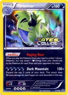 Image for Tyranitar - XY130 (Prerelease) [Staff] (XY130) [XY Promos] - Pokemon