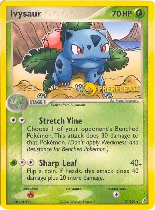 Image for Ivysaur - 35/100 (Prerelease) (35/100) [Nintendo Promos] - Pokemon