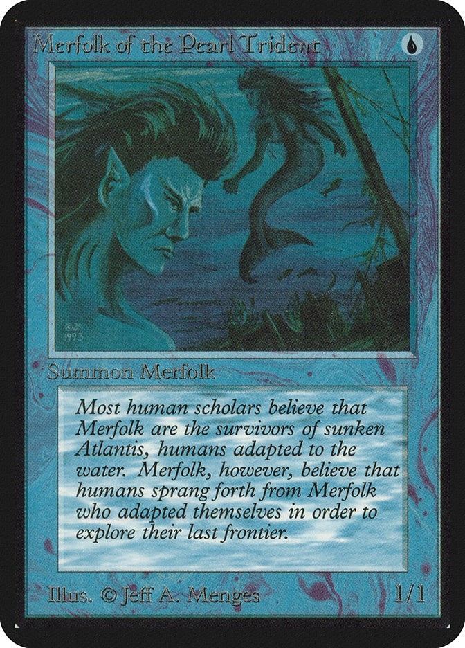 Image for Merfolk of the Pearl Trident [Alpha Edition] - Magic: The Gathering