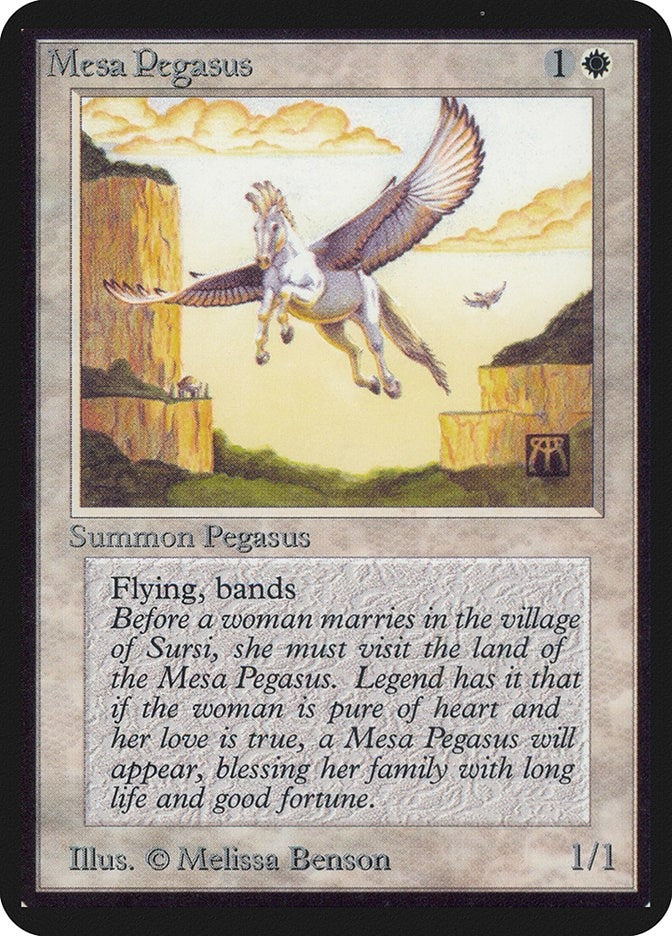 Image for Mesa Pegasus [Alpha Edition] - Magic: The Gathering