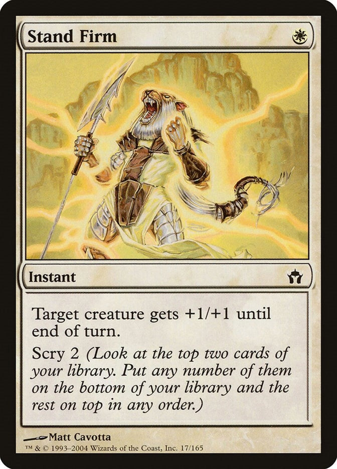 Image for Stand Firm (17) [Fifth Dawn] - Magic: The Gathering