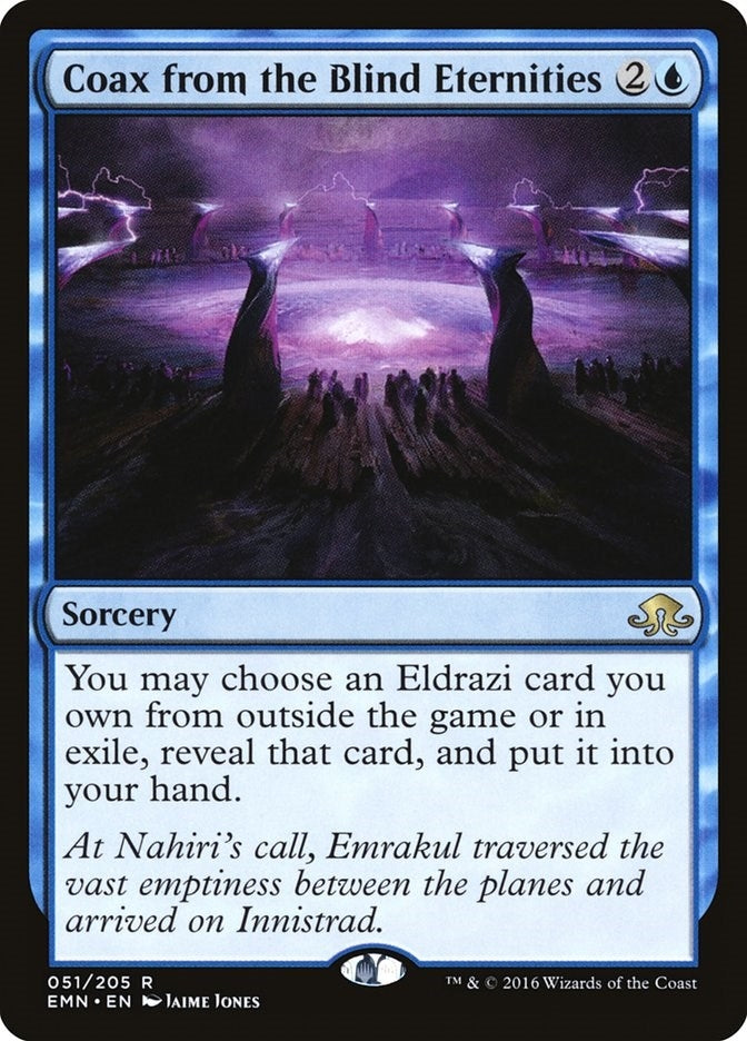 Image for Coax from the Blind Eternities (51) [Eldritch Moon] - Magic: The Gathering