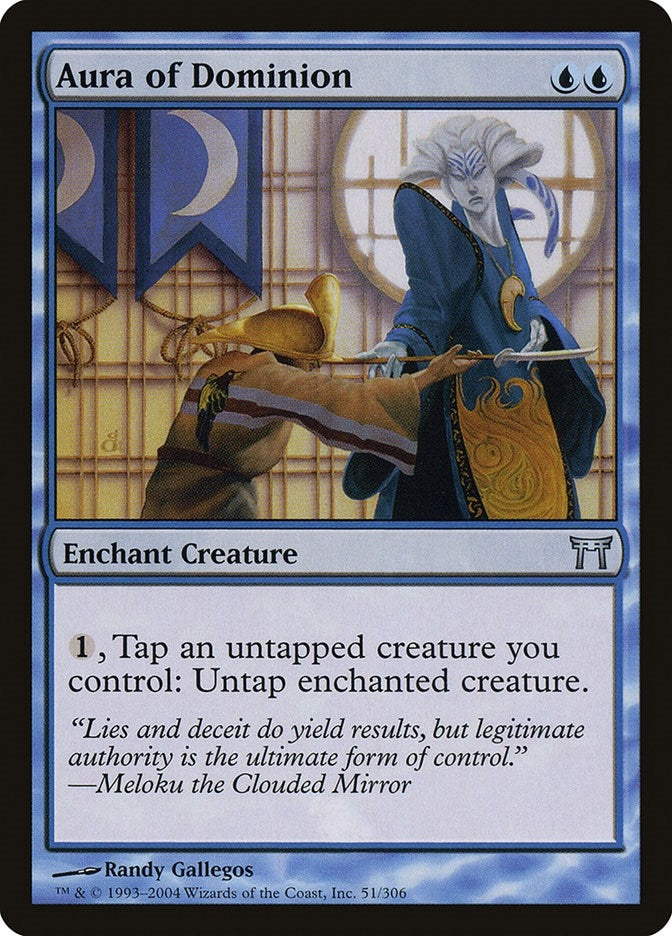 Image for Aura of Dominion (51) [Champions of Kamigawa] - Magic: The Gathering