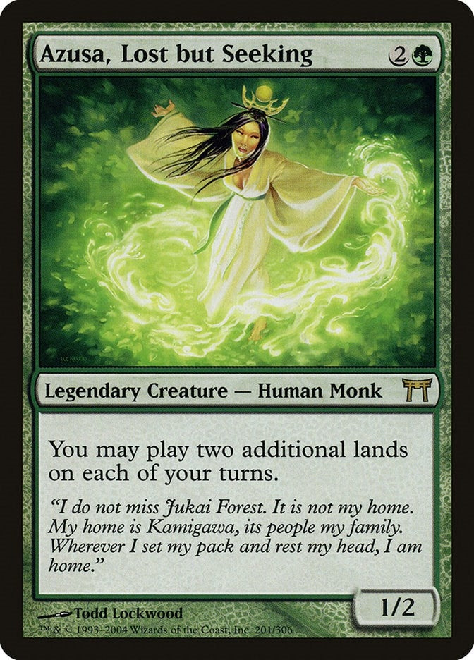 Image for Azusa, Lost but Seeking (201) [Champions of Kamigawa] - Magic: The Gathering