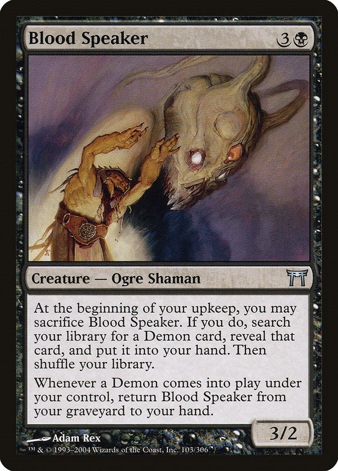 Image for Blood Speaker (103) [Champions of Kamigawa] - Magic: The Gathering