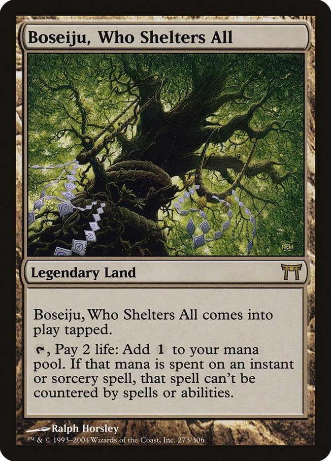 Image for Boseiju, Who Shelters All (273) [Champions of Kamigawa] - Magic: The Gathering