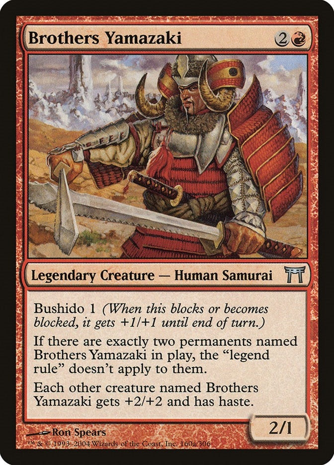Image for Brothers Yamazaki (160a Sword) (160a) [Champions of Kamigawa] - Magic: The Gathering