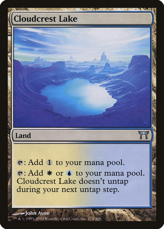 Image for Cloudcrest Lake (274) [Champions of Kamigawa] - Magic: The Gathering