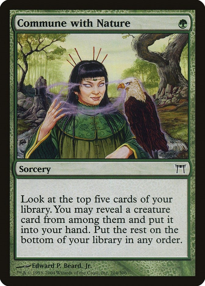 Image for Commune with Nature (204) [Champions of Kamigawa] - Magic: The Gathering