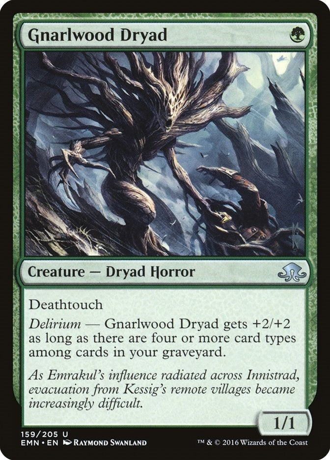 Image for Gnarlwood Dryad (159) [Eldritch Moon] - Magic: The Gathering