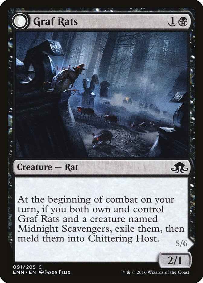 Image for Graf Rats (91) [Eldritch Moon] - Magic: The Gathering