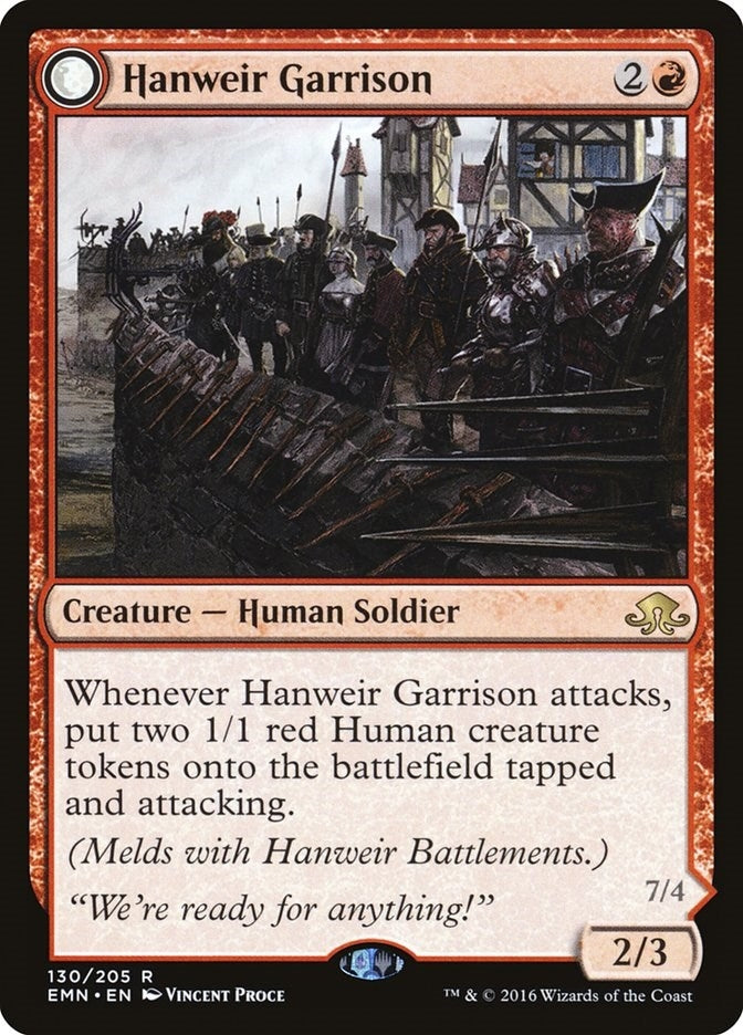 Image for Hanweir Garrison (130) [Eldritch Moon] - Magic: The Gathering