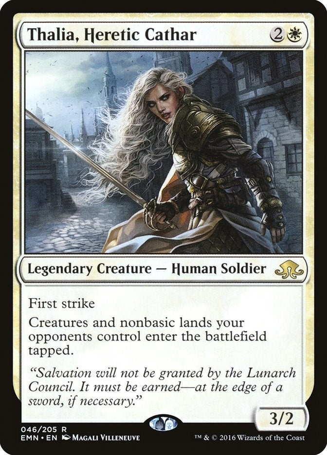 Image for Thalia, Heretic Cathar (46) [Eldritch Moon] - Magic: The Gathering