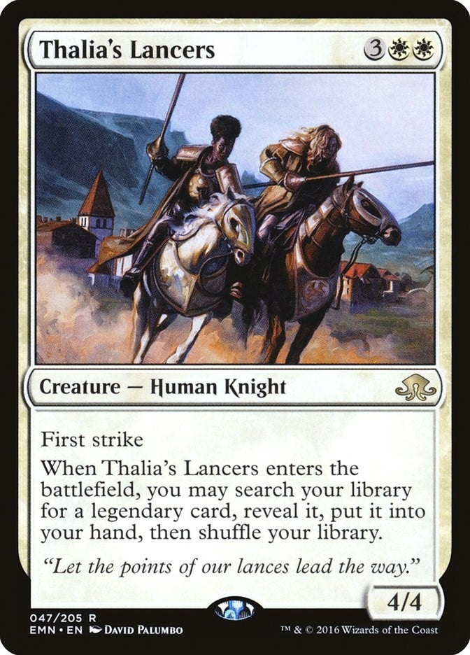 Image for Thalia's Lancers (47) [Eldritch Moon] - Magic: The Gathering