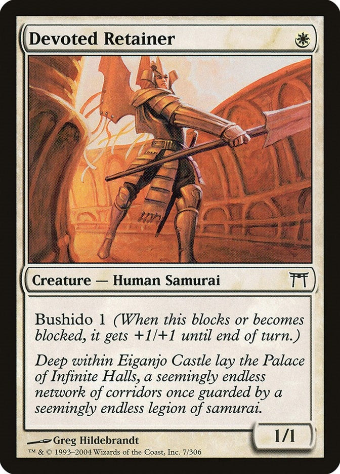 Image for Devoted Retainer (7) [Champions of Kamigawa] - Magic: The Gathering