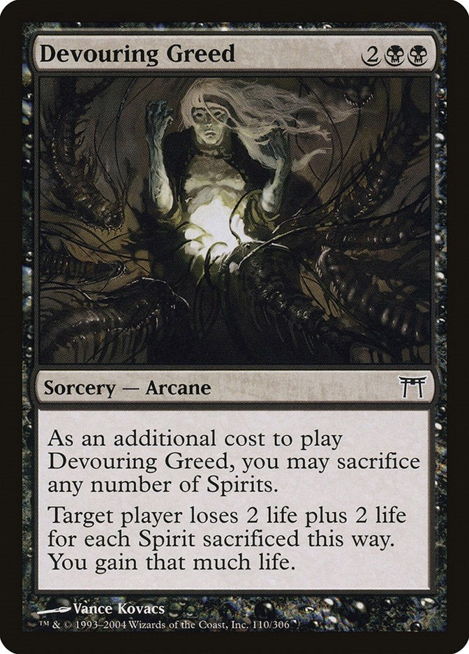 Image for Devouring Greed (110) [Champions of Kamigawa] - Magic: The Gathering